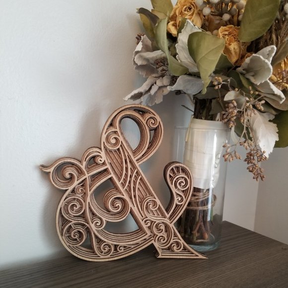 Letter R S T U V W X Y Z Wood Multi-layer Monogram - Picture 10 of 10